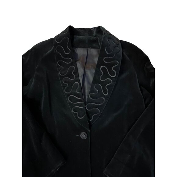 Vintage de Ball Velvet Coat Womens S Used Lined - Picture 15 of 15